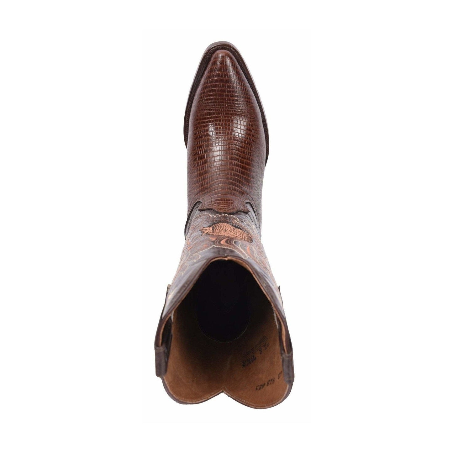 913 Bota Vaquera Punta J Imitacion Armadillo Miel