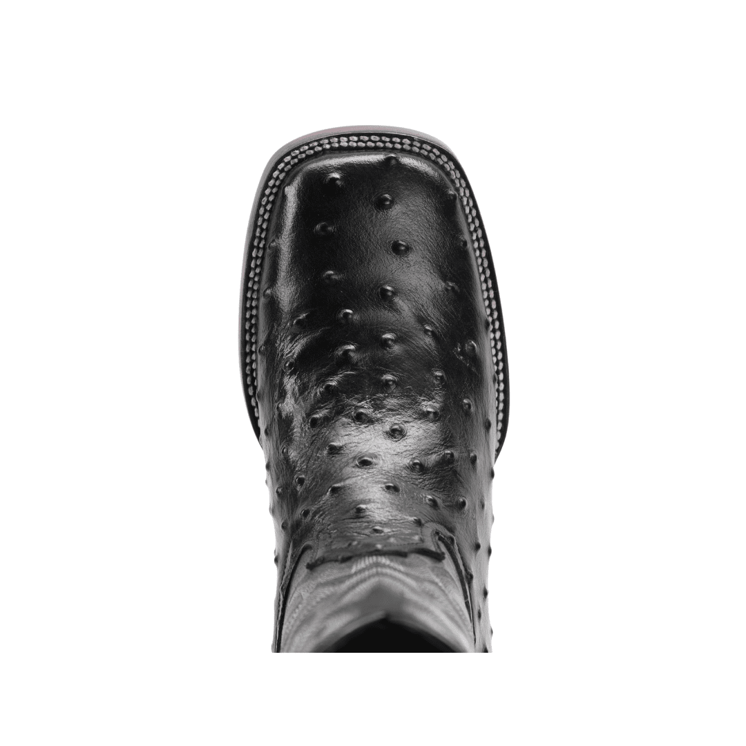 BD701 Bota Rodeo Avestruz Clon Negro