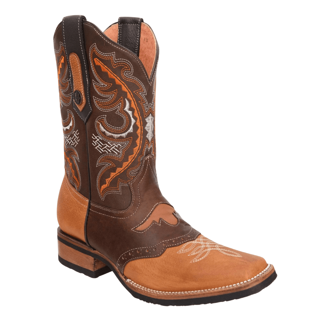 Ve030 Bota Rodeo Verthali Torito Tan/Brown