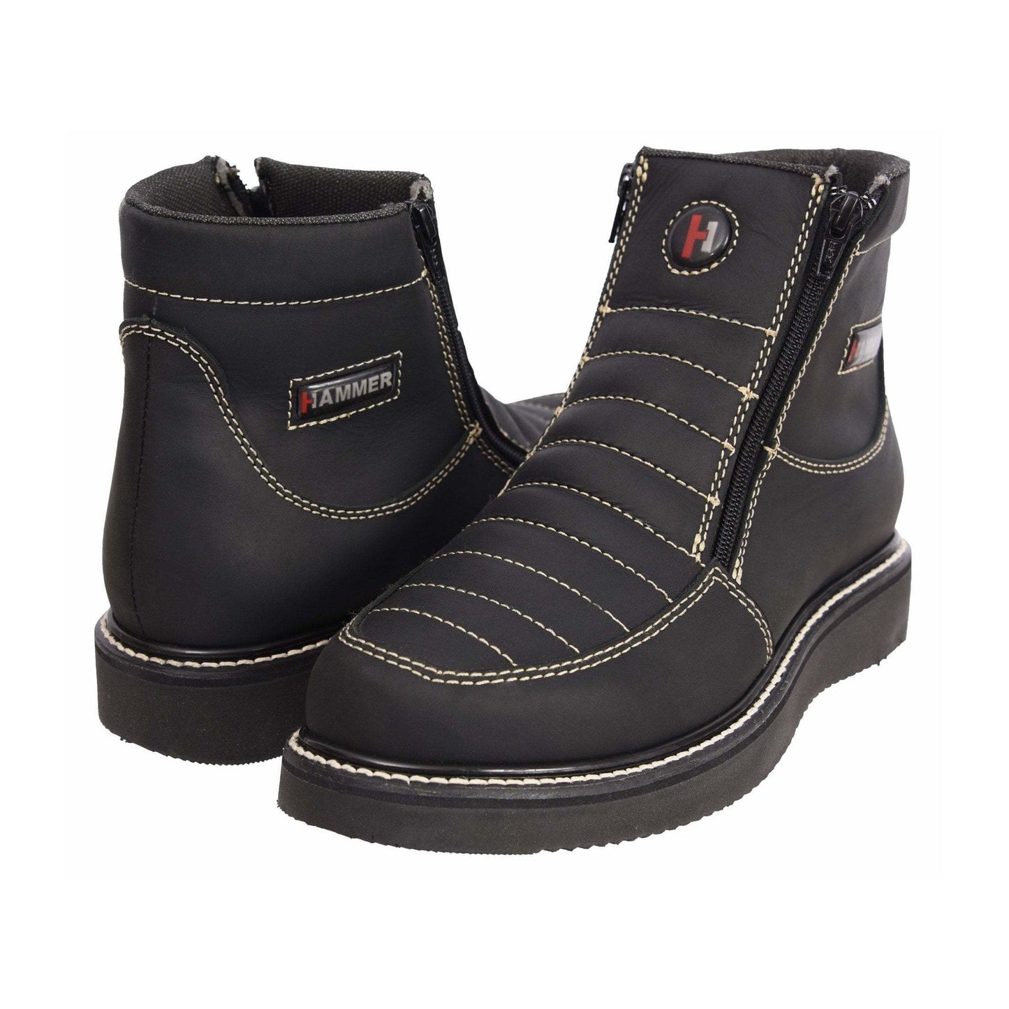 Hm330 Negro Hammer Short Boots Zipper