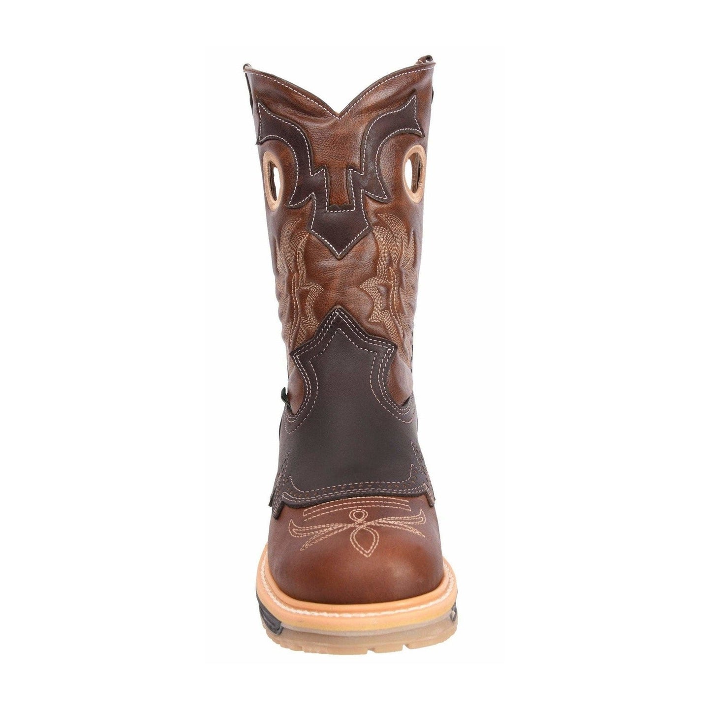 Sb6035 Cafe Silver Bull Rodeo Work Horma Ee Amplia-Se Recomienda Medio Numero Menos