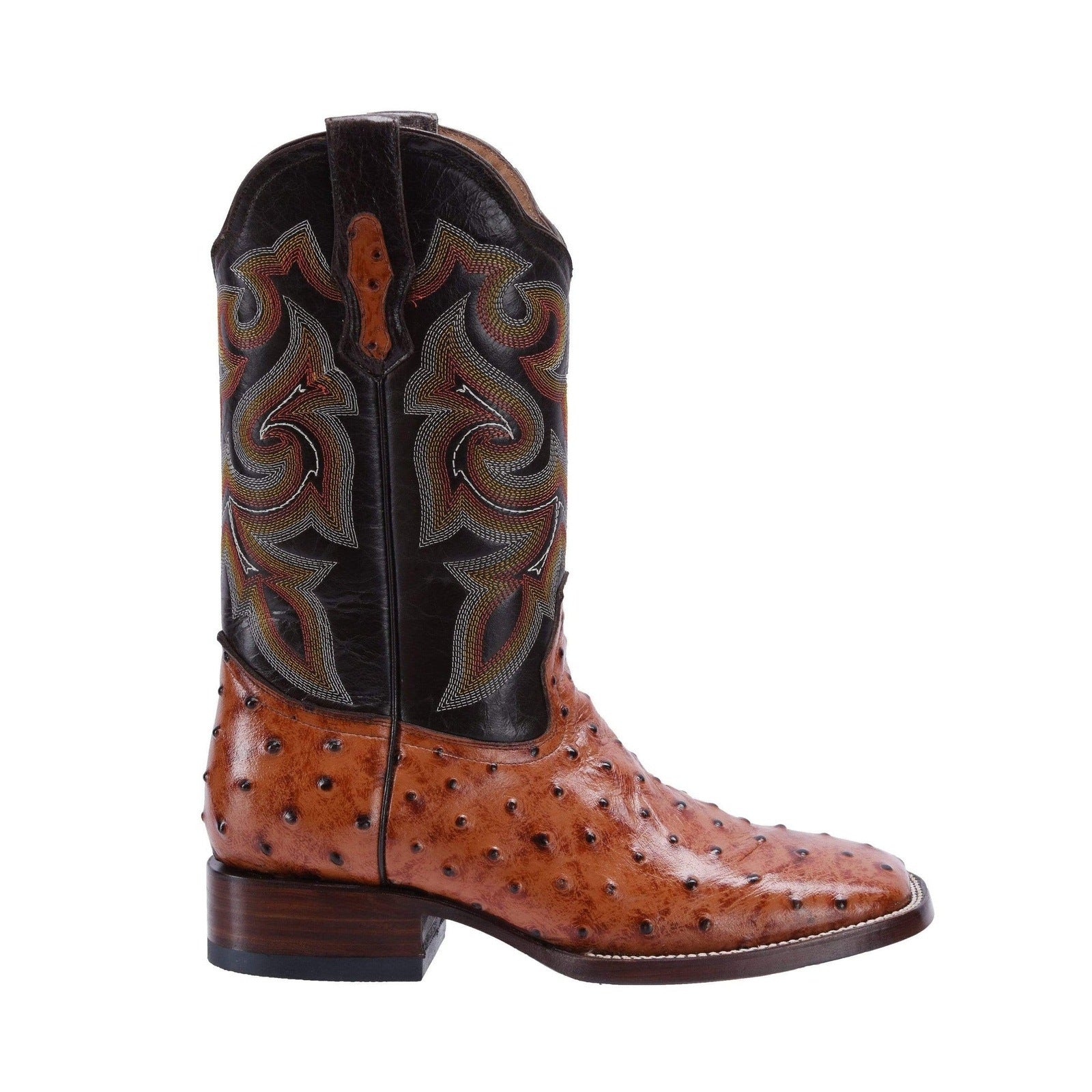 BD701 Bota de Rodeo de Avestruz Clon Chedron