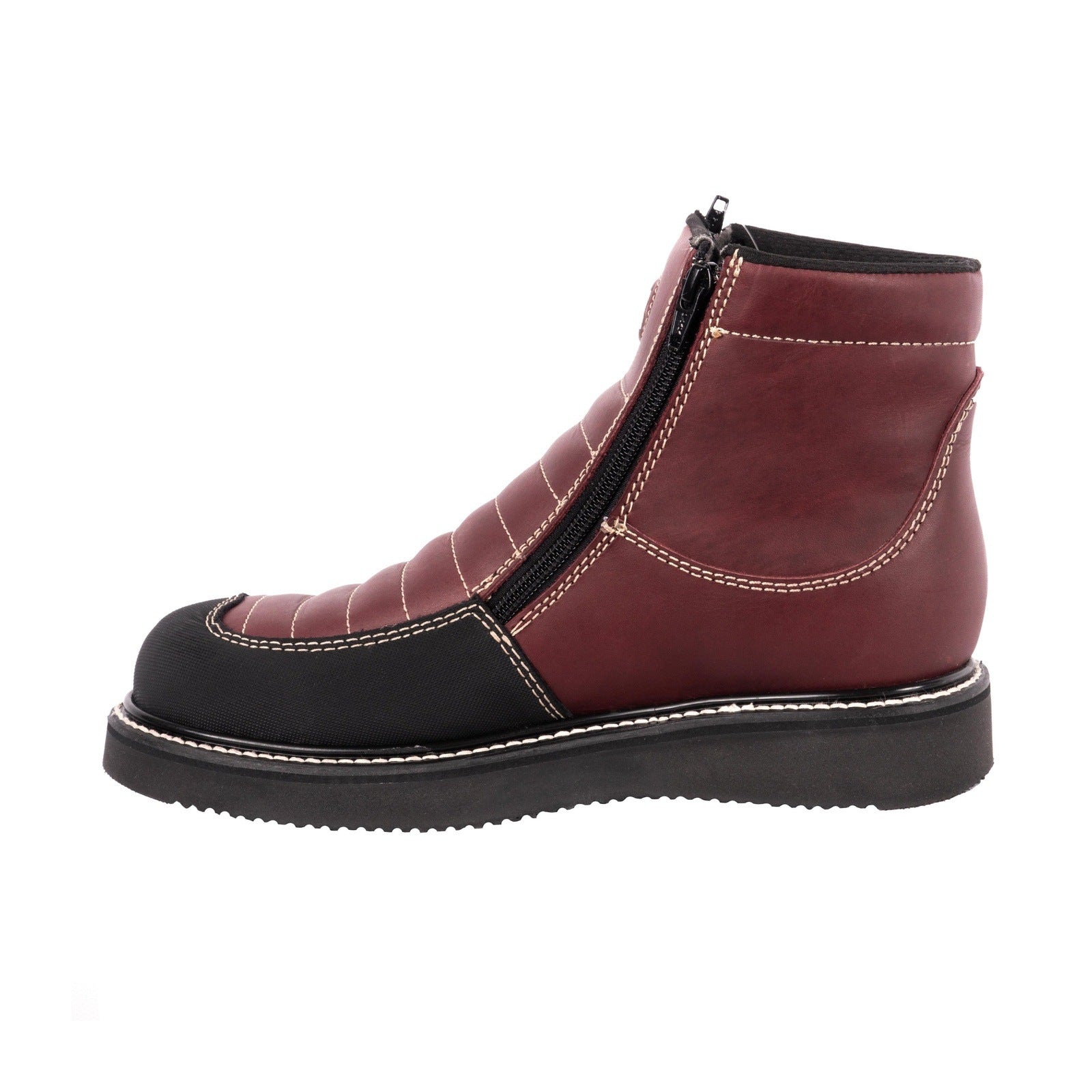 Hm338 Hammer Short Boots Zipper-Vino